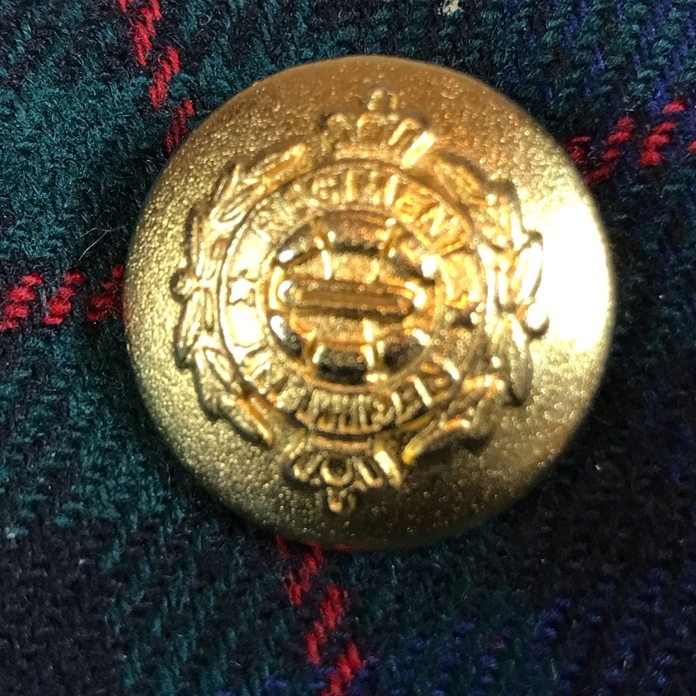 Double Breasted Blazer Pendleton Red Blue Check 8 - image 8